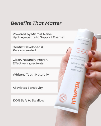RiseWell Mineral Toothpaste PRO Wild Mint · detail view · RiseWell · Skin Works by Jana