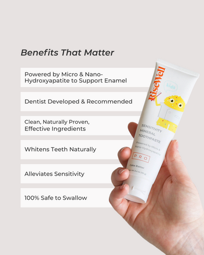 RiseWell Mineral Toothpaste PRO Cake Batter · detail view · RiseWell · Skin Works by Jana