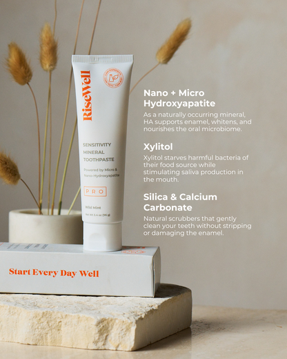 RiseWell Mineral Toothpaste PRO Wild Mint · detail view · RiseWell · Skin Works by Jana