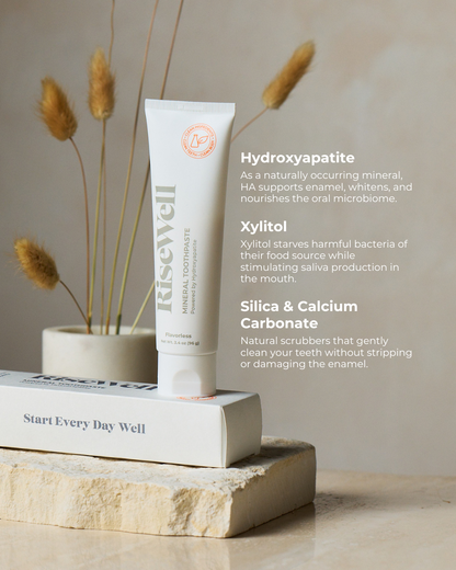 RiseWell Mineral Toothpaste Flavorless · detail view · RiseWell · Skin Works by Jana