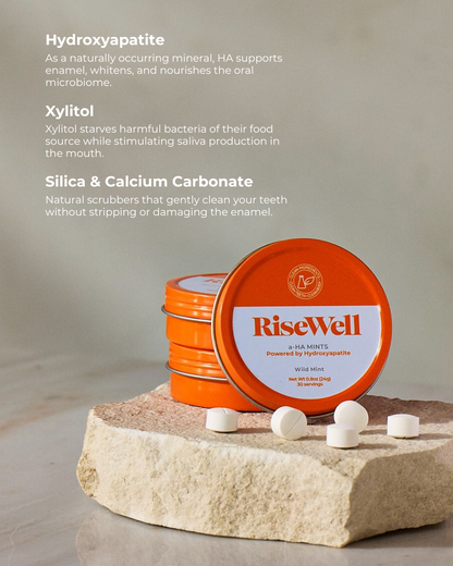 RiseWell a-HA Mints · detail view · RiseWell · Skin Works by Jana