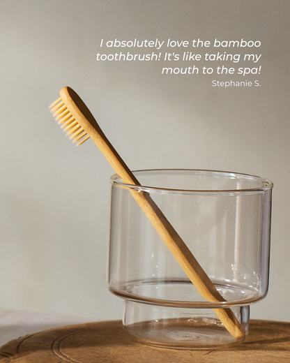 RiseWell Adult Bamboo Toothbrush · detail view · RiseWell · Skin Works by Jana