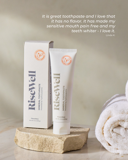 RiseWell Mineral Toothpaste Flavorless · detail view · RiseWell · Skin Works by Jana