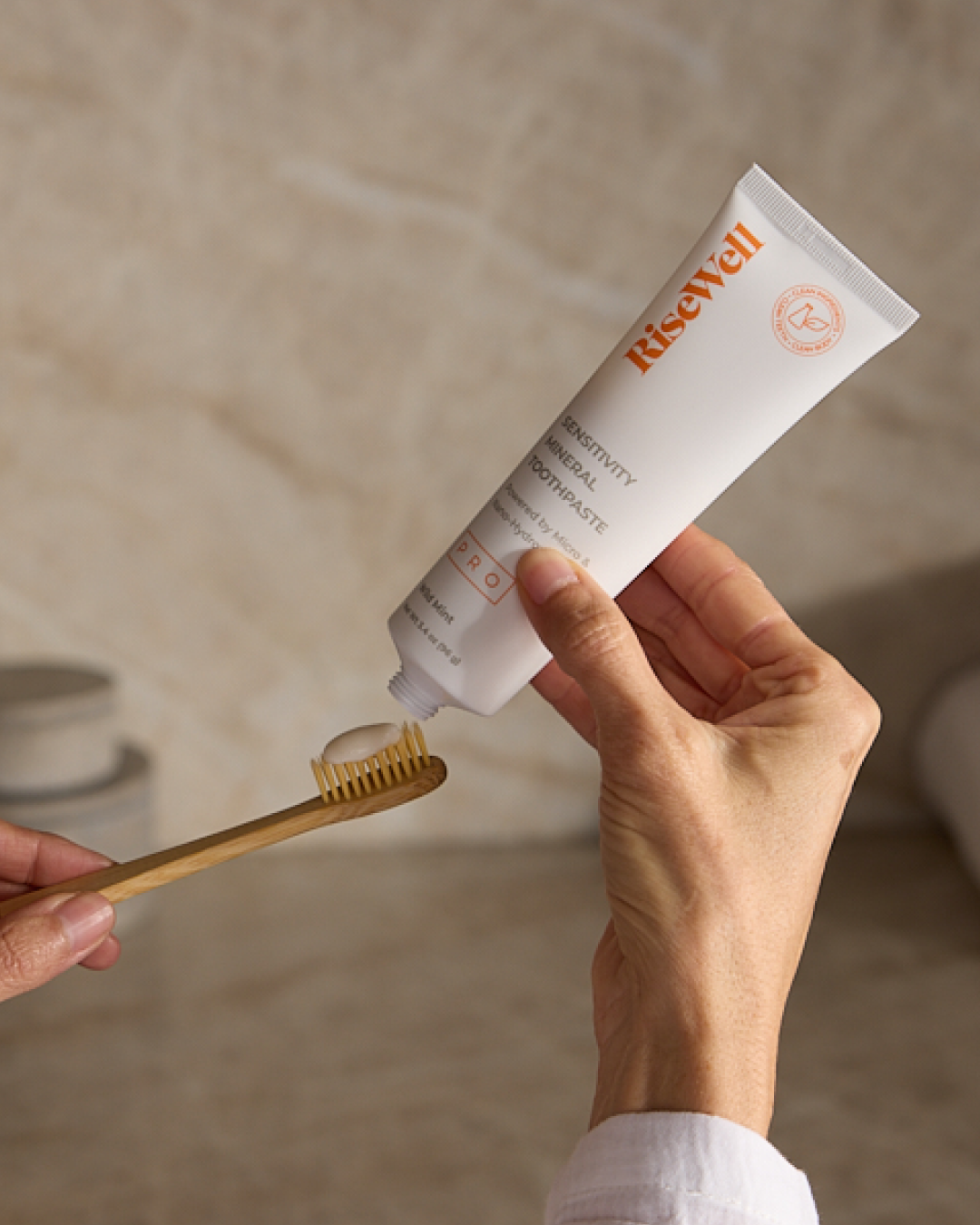 RiseWell Mineral Toothpaste PRO Wild Mint · detail view · RiseWell · Skin Works by Jana